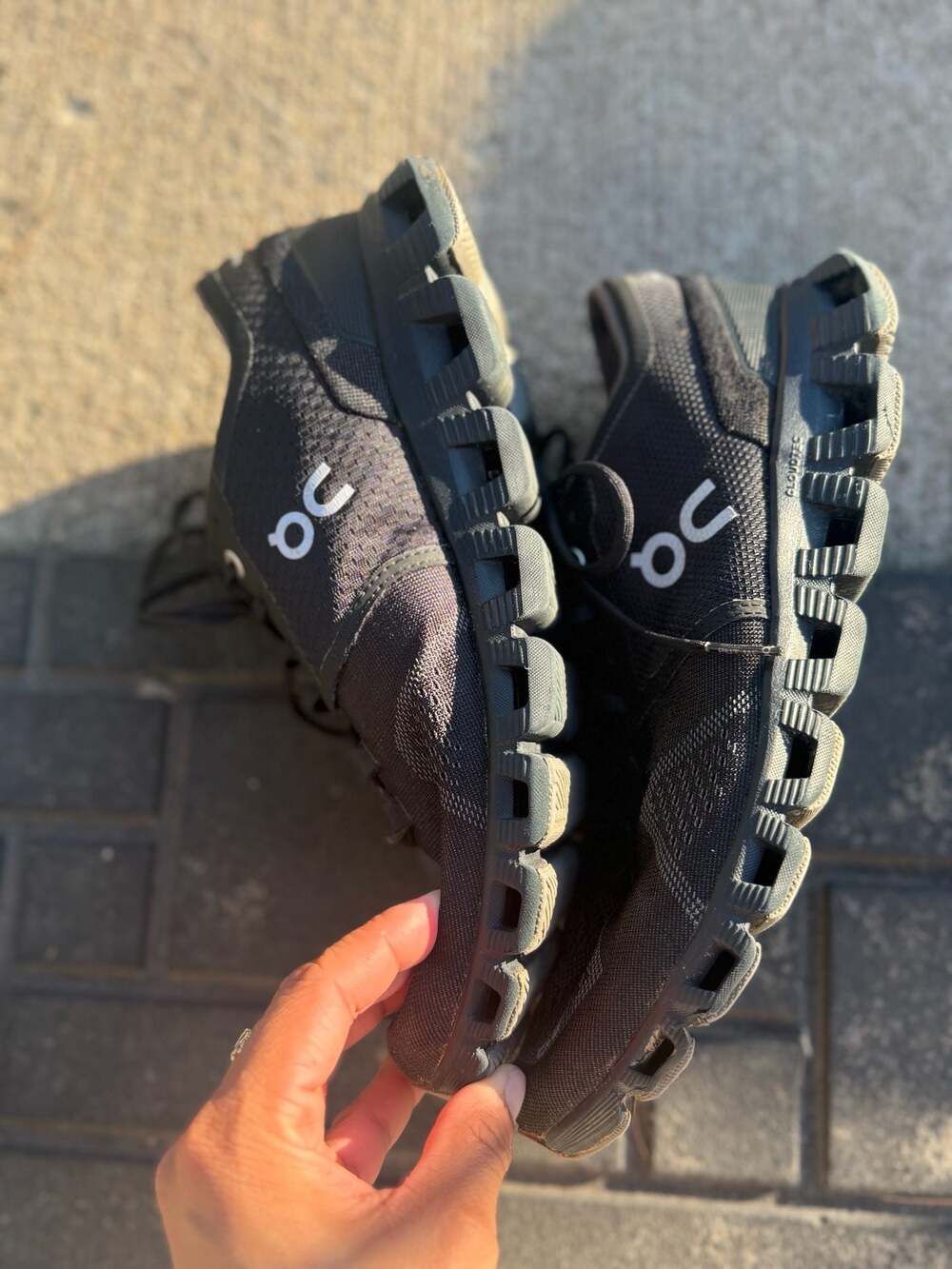 On Running Cloud X Training Shoes in Black/Asphalt